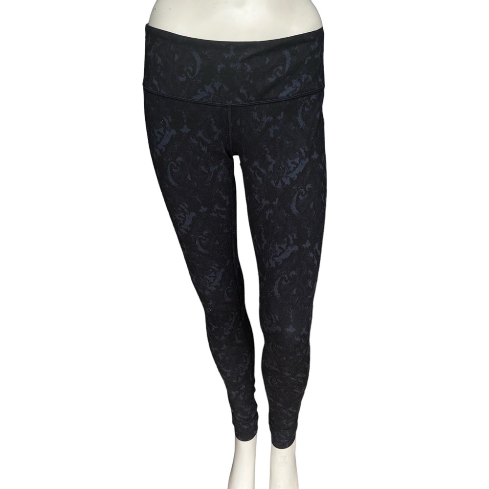 Lululemon Wunder Under Beautiful Baroque Inkwell / Micro Macro Stripe Reversible - Picture 3 of 16